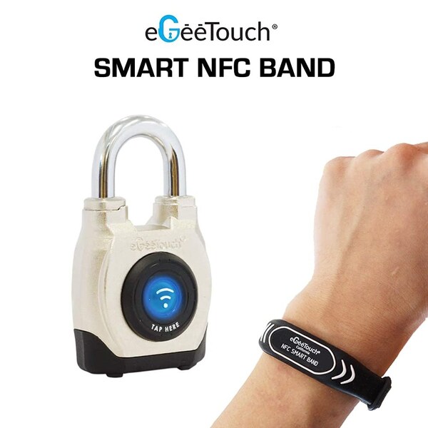 Egeetouch Smart NFC Wristbands, Pack of 2 - 5-NFC-2002WB