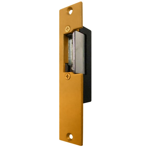 Trine Trine 2000 Series Electric Strikes, 24 VDC Voltage, Sprayed Brass - 2001-24DC