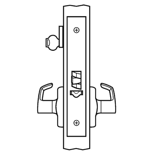 Corbin Russwin Fail Secure Electrified Mortise Lock, Outside Grip Locked when Not Energized, Outside Cylinder Overr - ML20906 NSA 630 SEC