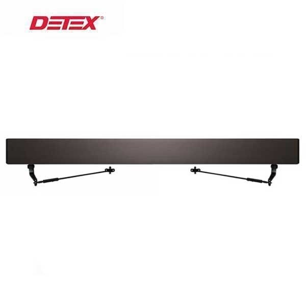 Detex LOW ENERGY AUTOMATIC OPERATOR FOR DOUBLE DOOR PUSH, 75.5 IN FOR PAIRS OF 3 FT DOORS, 313-RI DARK BRO - DTX-AO19-2X75.5XPUSHXBZ