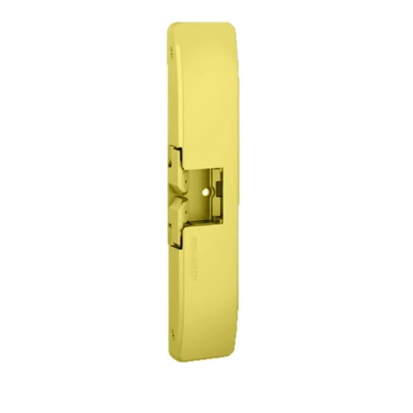 Hes Electric Strike, Stainless Steel, Bright Brass, For Use With: Outdoor, Door - 9500-605