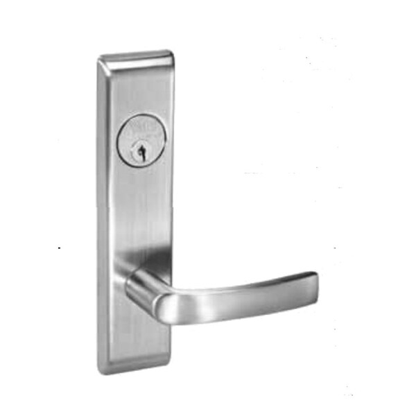 Yale Grade 1 Electric Mortise Lock, Monroe Lever, CN Escutcheon, Para Kwy, 24VDC, Satin Chromium Plated - MOCN8891FL 626 24V