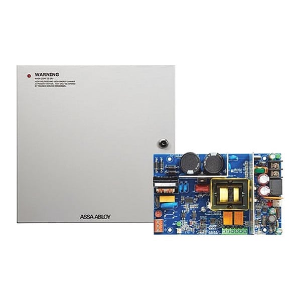 Securitron Power Supply, Steel, 14" L, 14" W, 4.75" H - AQD4-4C1
