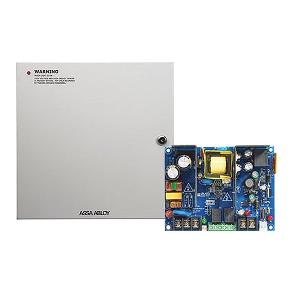 Securitron Power Supply, Steel, 14" L, 14" W, 4.75" H - AQD2-4C1