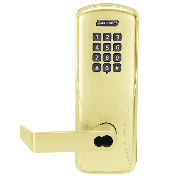 Schlage Electronics CO100MS70 KP RHO 605 JD Electric Mortise Lock - CO100MS70KPRHO605JR