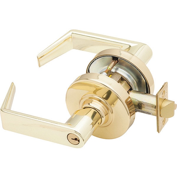 Schlage ND Series Cylindrical Entrance Lock Rhodes Lever US3 - ND53PD RHO 605