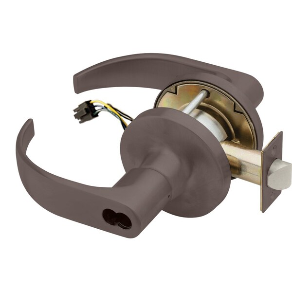 Falcon Grade 1 Storeroom Electric Cylindrical Lock, Fail Secure, SFIC Prep Less Core, 6 to 7 Pins, Quantum - T881BD Q 613 24V