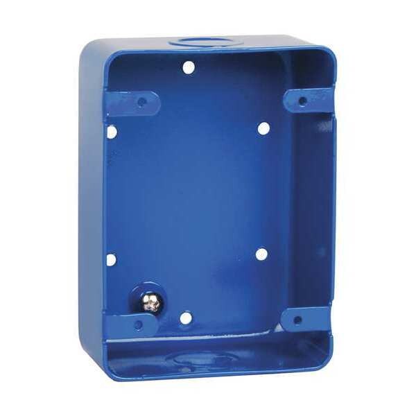 Dortronics Back Box, Blue, 1-1/2" L x 2-5/8" W x 5" H - 6510/BX-BL
