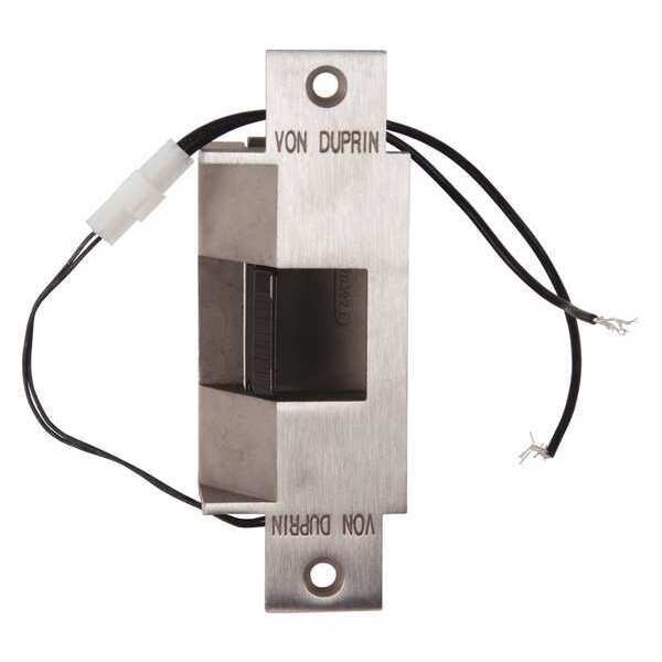Von Duprin Electric Door Strike, Stainless Steel, Stainless steel, For Use With: Mortise/Cylindrical Locksets - 6213 24V US32D CON