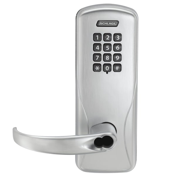 Schlage Electronics CO200CY40 KP SPA 626 BD Electric Cylindrical Lock - CO200CY40KPSPA626BR