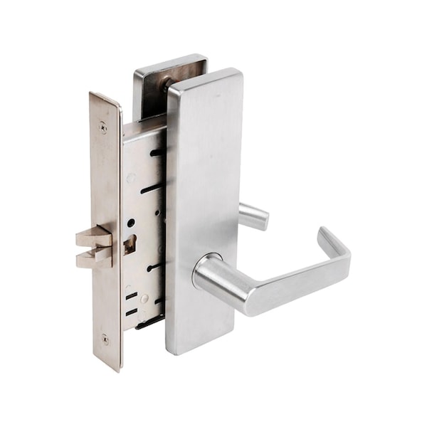 Falcon Electrified Mortise Lock, 12VDC, Fail Secure, SFIC Prep, Less Core, Dane Lever, Napa Escutcheon - MA881B DN 626 12VDC