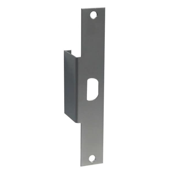 Don-Jo 1-3/8" x 9" Electric Strike Aluminum Frame Filler Plate with Lip - AF291LSL