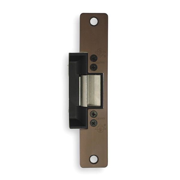 Adams Rite Electric Door Strike, Steel, Dark Bronze, For Use With: Cylindrical Locksets with Deadlatches - 7130-510-313-00