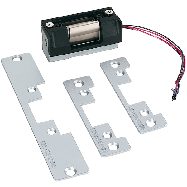 Von Duprin Von Duprin 5100 Series Electric Strikes, 12/24 VDC Voltage, Flat Black - 5100-3FP US19