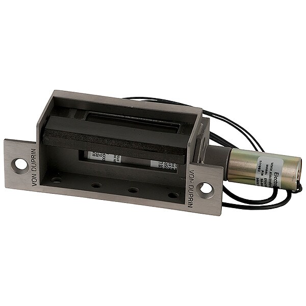Von Duprin Electric Door Strike, Stainless Steel, Stainless steel, For Use With: Mortise Locks on Single Door - 6210 24V US32D CON