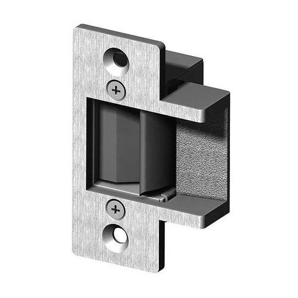 Trine Electric Door Strike, Stainless Steel, Satin Chrome, For Use With: Cylindrical Locksets - 3234-24DC-26D