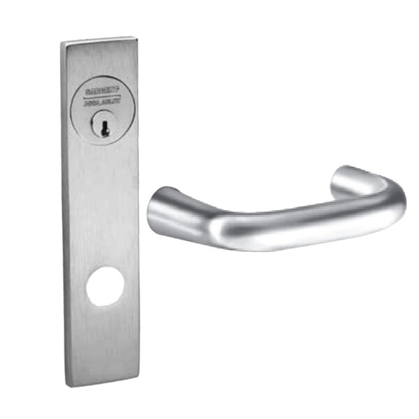Sargent Fail Secure, 24V Electrified Mortise Lock, LE1 Escutcheon, J Lever, SFIC Prep Less Core, RX Switch,  - 70RX-8271-24V LE1J 26D