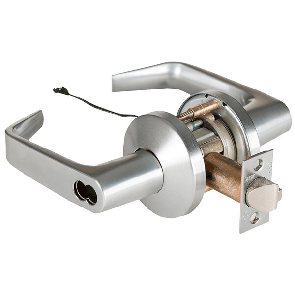 Best Grade 1 Electric Cylindrical Lock, Electronically Unlocked, 2-3/4-in Backset, Fail Secure, 24VDC, 15 - 9KW37DEU15KS3626