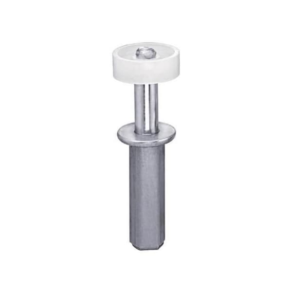 Best Hinges Bi-Fold Guide Wheel for 3/8in Hole # 522620 Zinc Plated Finish - BF30322C