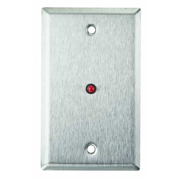 Alarm Controls Wall Plate, Single Gang, Stainless Steel - RP-28