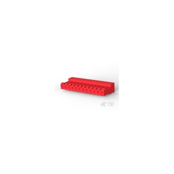 Te Connectivity 12P MTA156 CONN ASSY 22AWG RED - 4-640428-2