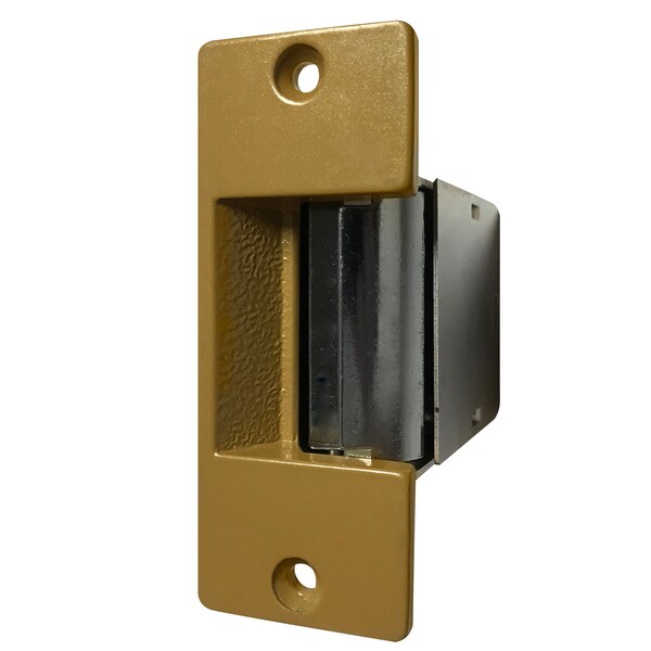 Trine Trine 00 Series Electric Strikes, 24 VDC Voltage, Sprayed Brass - S005-24VDC