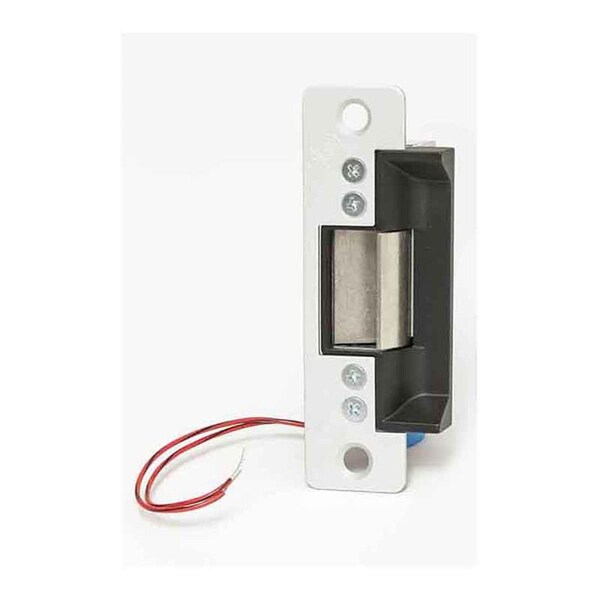 Invernadero 24V Flat Electric Strike Fail Secure, Clear Anodized Aluminum - IN3232755