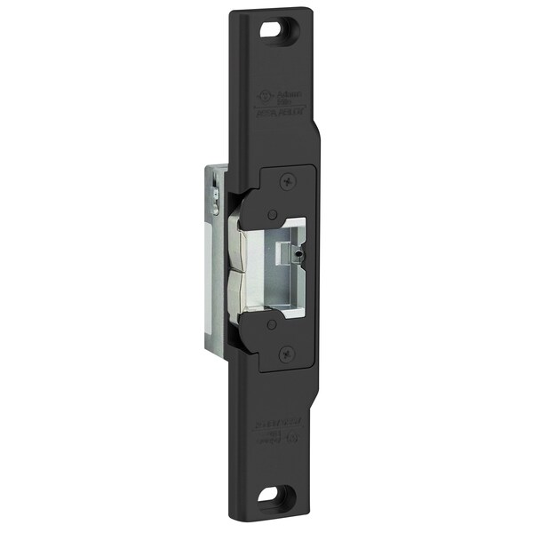 Adams Rite Electric Strike, Aluminum, Black Anodized, For Use With: Narrow Stile Rim Exit Devices - 74R2-119