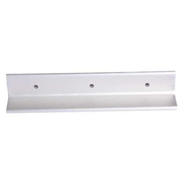 Securitron Door Bracket, Aluminum, Satin Aluminum, For Use With: M32, M370, M38, M380, M62, M670, M68, M680 - HEB-2CL-12