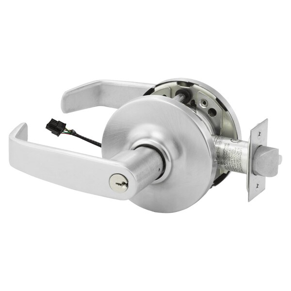 Sargent Electrified Cylindrical Lock, Fail Secure, 12V, GL Design, RX Switch, Satin Chrome - RX28-10G71-12V GL 26D