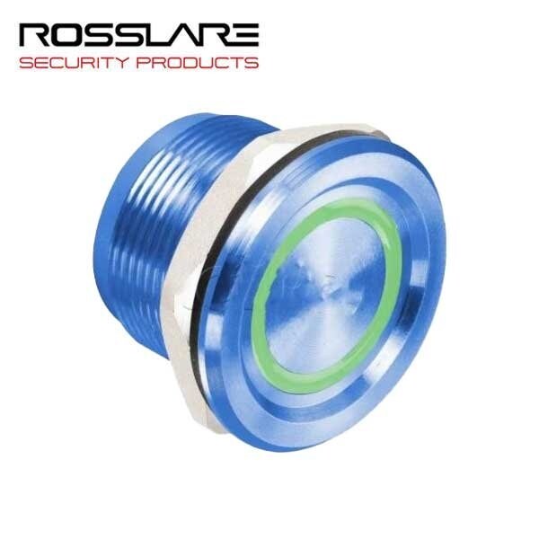 Rosslare PIEZOELECTRIC SWITCH W/LED RING, BLUE - ROS-PX-34L