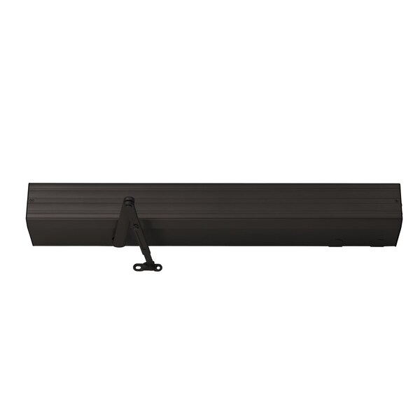 Lcn Grade 1 Surface Door Operator, Double Lever Arm Regular, Exterior, Black Painted Finish - 4642-REG BLACK CS