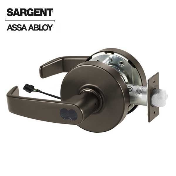 Sargent 10 Line Series Cylindrical Lock Mechanical Electromechanical (Fail Safe) 24V Lock to accept SFIC Cor - SRG-28-70-10G70-LL-24V-10BE