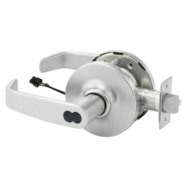 Sargent Electrified Cylindrical Lock, Fail Secure, 24V, GL Design, SFIC Prep, Less Core, RX Switch, Stn Chrm - RX2870-10G71-24V GL 26D