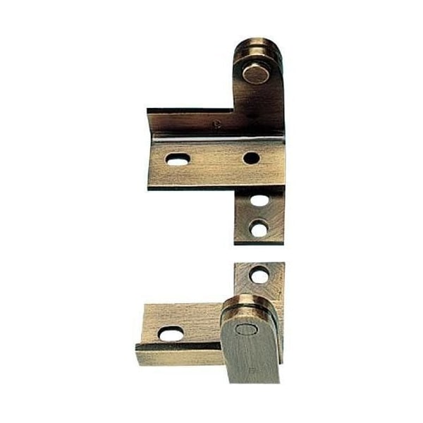 Best Hinges Heavy Weight Steel Wardrobe Pivot #350043 Satin Chrome Finish - 32726D