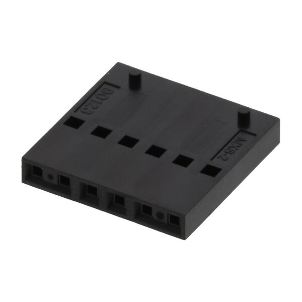 Molex Board Connector, 6 Contact(S), 1 Row(S), Female, 0.1 Inch Pitch, Crimp Terminal, Locking, Black - 901230106