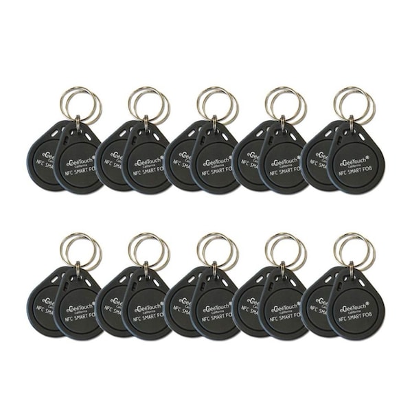 Egeetouch Smart NFC Key Fobs, Pack of 20 - 5-NFC-2020SF