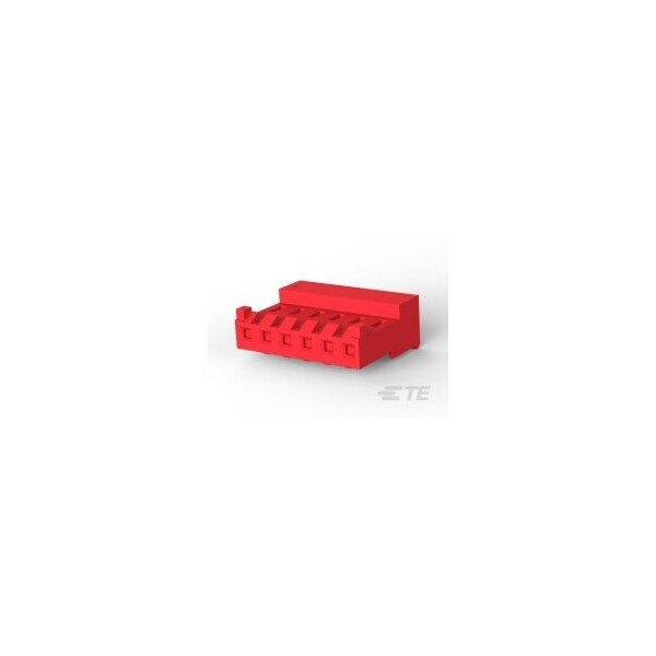 Te Connectivity 06P MTA156 CONN ASSY 22AWG RED - 3-643819-6