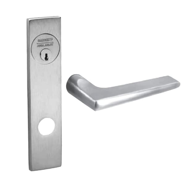 Sargent Fail Secure, 12V Electrified Mortise Lock, LE1 Escutcheon, F Lever, Satin Chrome - 8271-12V LE1F 26D