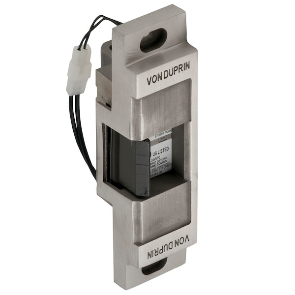 Von Duprin Von Duprin 6100 Series Electric Strikes, 24 VDC Stainless Steel - 6112 24V US32D FS