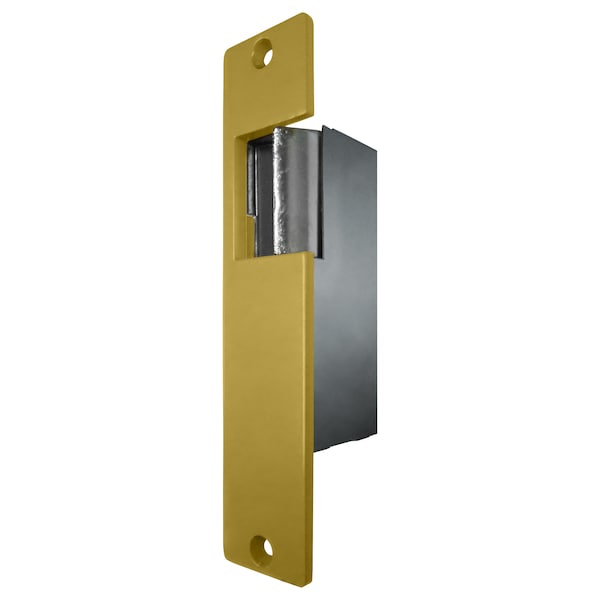 Trine Trine 00 Series Electric Strikes, 8-16 VAC/4-6 VDC, Sprayed Brass - 001-8-16AC/4-6DC