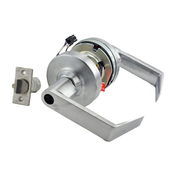 Schlage Commercial ND80LELEURHO626RX ND Storeroom Electrically RX Switch Less Cylinder Rhodes 13-247 Latch 10-025 - ND80LELEURHO626RX