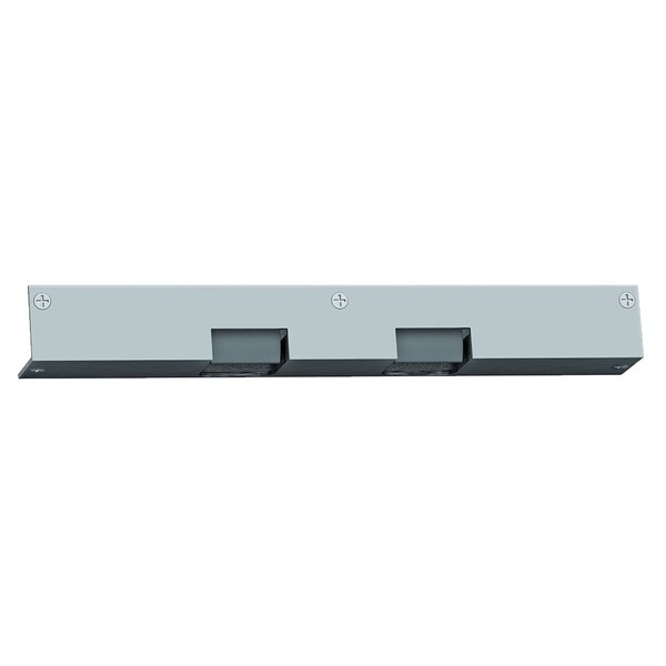 Folger Adam Fail Secure, Complete 24VDC Electric Strike, Double, PK Keeper, 3-in CTC Satin Aluminum - 310-6-30 24D 627