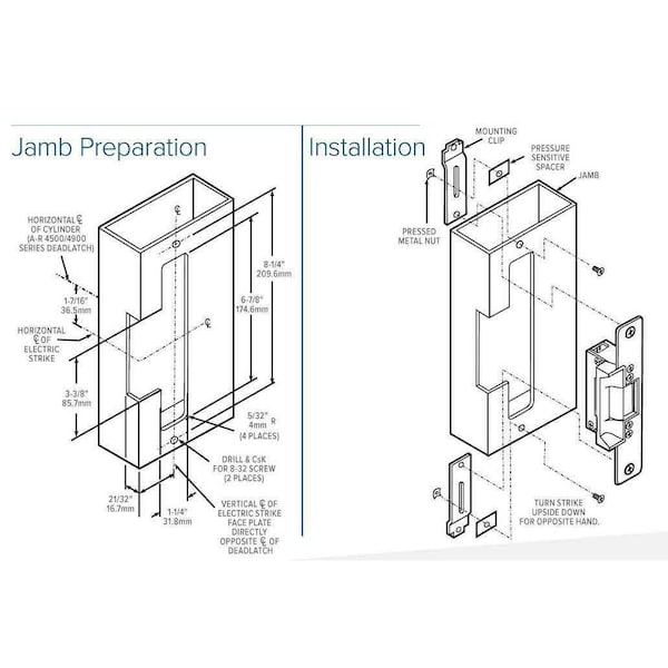 Adams Rite Adams Rite 7100 Series Electric Strike, 12VDC, For DeadLatches or Cylindrical Locksets wi - ADR-7130-310-628-00