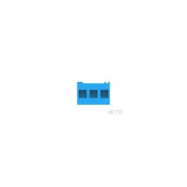 Te Connectivity Board Connector, 3 Contact(S), 1 Row(S), Female, Idc Terminal, Blue Insulator, Receptacle - 281838-3