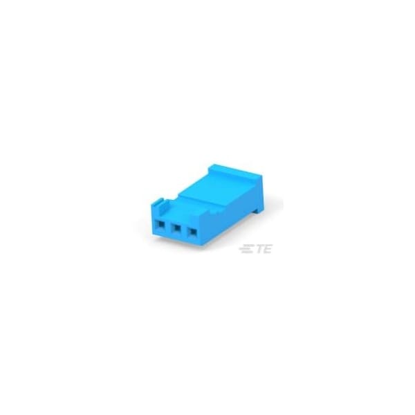Te Connectivity Board Connector, 3 Contact(S), 1 Row(S), Female, Idc Terminal, Blue Insulator, Receptacle - 281838-3