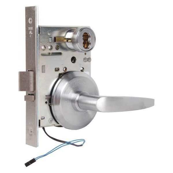 Best Mortise Lockset, Lever, 40H Ser., 40H Rose, Store, Elec. - 45HW7DEL16S626