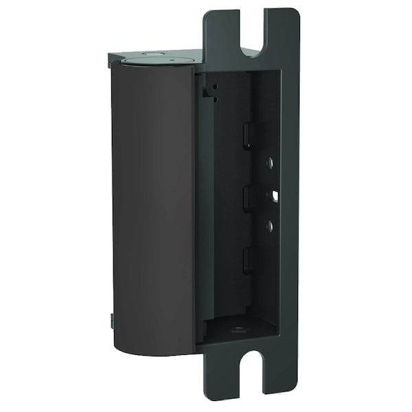 Hes Grade 1 Electric Strike Body, Fail Secure, 12/24VDC, Latchbolt Monitor, Black Suede Powder Coat Fnsh - 1006-BSP-LBM