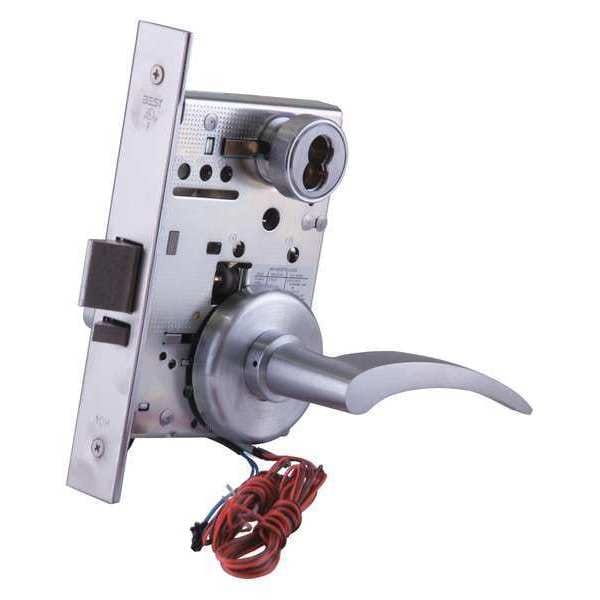 Best Mortise Lockset, Lever, 40H Ser., 40H Rose, Store, Elec. - 45HW7DEU17RH626RQE