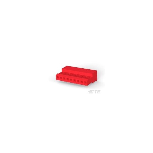 Te Connectivity 09P MTA100 CONN ASSY 22AWG RED - 3-640440-9